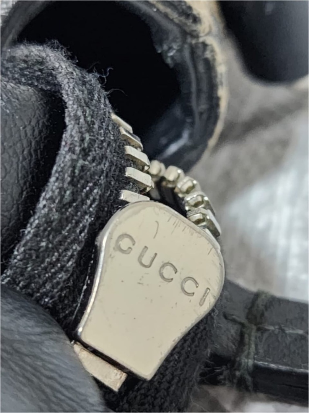Authentic Gucci GG Supreme Caleido Web Messenger Black/Beige - Picture 13 of 16